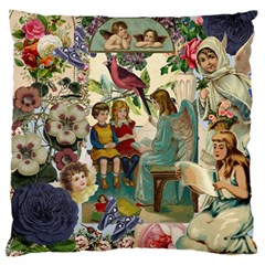 Angel Collage Standard Flano Cushion Case (two Sides) by snowwhitegirl