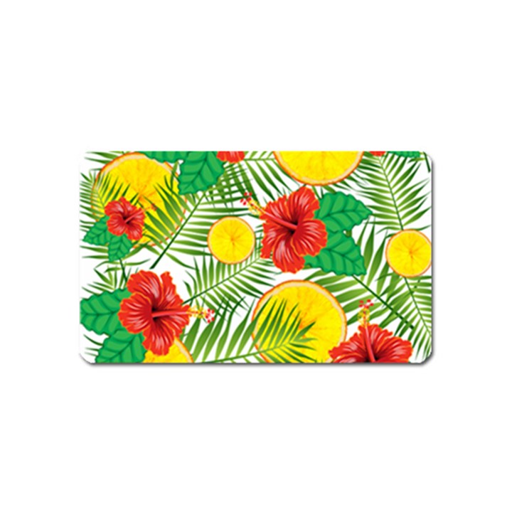 Orange Tropics Magnet (Name Card)