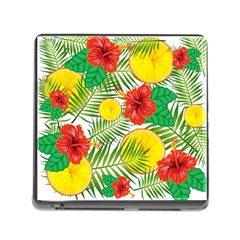 Orange Tropics Memory Card Reader (square 5 Slot) by snowwhitegirl