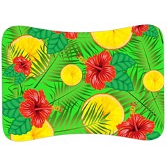 Orange Tropics Green Velour Seat Head Rest Cushion