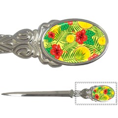 Orange Tropics Yellow Letter Opener by snowwhitegirl