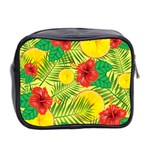 Orange Tropics Yellow Mini Toiletries Bag (Two Sides) Back