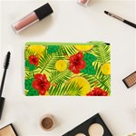 Orange Tropics Yellow Cosmetic Bag (XS) Back