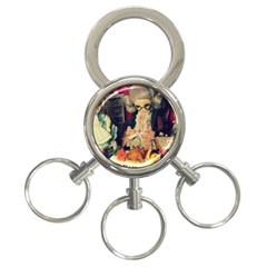 Happy Holidays 3-Ring Key Chains