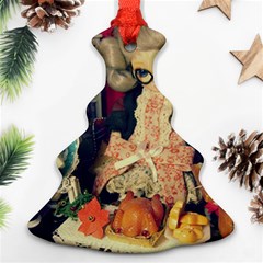 Happy Holidays Christmas Tree Ornament (Two Sides)