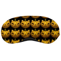 Cat Pumpkin Sleeping Masks by snowwhitegirl