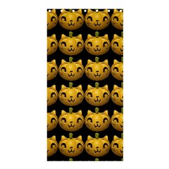 Cat Pumpkin Shower Curtain 36  X 72  (stall)  by snowwhitegirl