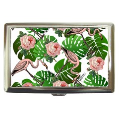 Flamingo Floral White Cigarette Money Cases