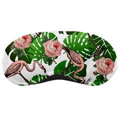 Flamingo Floral White Sleeping Masks