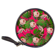 Flamingo Floral Pink Classic 20-cd Wallets by snowwhitegirl