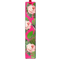 Flamingo Floral Pink Large Book Marks by snowwhitegirl