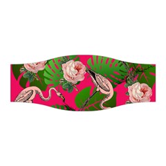 Flamingo Floral Pink Stretchable Headband by snowwhitegirl