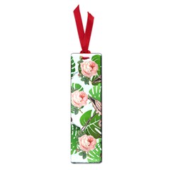 Flamingo Floral Blue Small Book Marks by snowwhitegirl