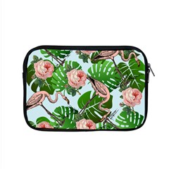 Flamingo Floral Blue Apple Macbook Pro 15  Zipper Case by snowwhitegirl