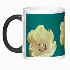 Teal Tulips Morph Mugs by snowwhitegirl