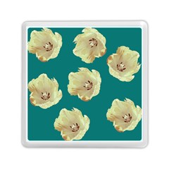 Teal Tulips Memory Card Reader (square) by snowwhitegirl