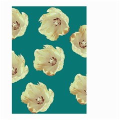 Teal Tulips Small Garden Flag (two Sides) by snowwhitegirl