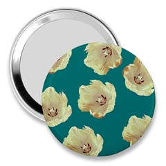 Teal Tulips 3  Handbag Mirrors by snowwhitegirl