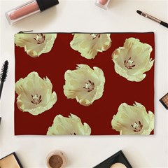 Red Tulips Cosmetic Bag (xl) by snowwhitegirl