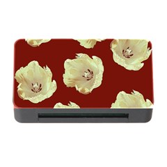 Red Tulips Memory Card Reader With Cf