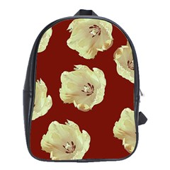 Red Tulips School Bag (xl) by snowwhitegirl