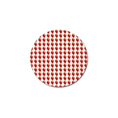 Strawberries Golf Ball Marker (4 Pack) by snowwhitegirl