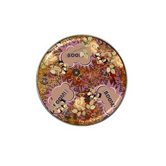 Pinup Floral Hat Clip Ball Marker