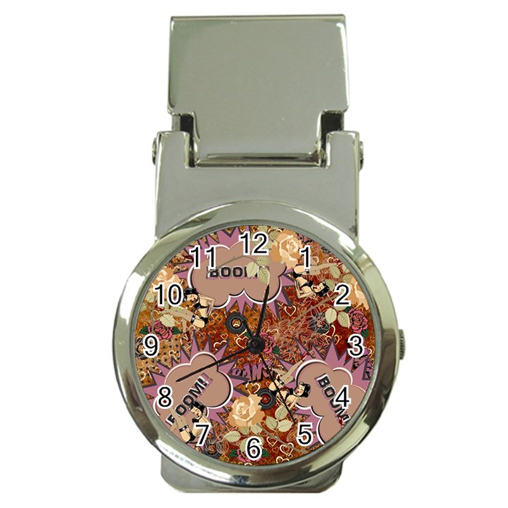 Pinup Floral Money Clip Watches