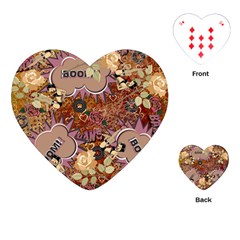 Pinup Floral Playing Cards (heart)  by snowwhitegirl