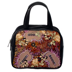 Pinup Floral Classic Handbag (one Side) by snowwhitegirl