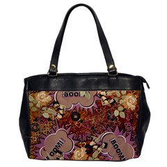 Pinup Floral Oversize Office Handbag by snowwhitegirl