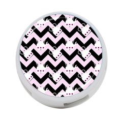 Pink Teapot Chevron 4-port Usb Hub (one Side) by snowwhitegirl