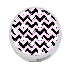 Pink Teapot Chevron 4-port Usb Hub (two Sides) by snowwhitegirl