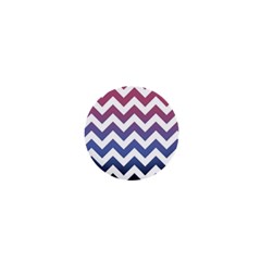 Pink Blue Black Ombre Chevron 1  Mini Buttons by snowwhitegirl