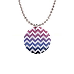 Pink Blue Black Ombre Chevron Button Necklaces by snowwhitegirl