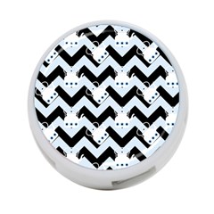 Blue Teapot Chevron 4-port Usb Hub (two Sides) by snowwhitegirl