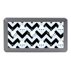 Blue Teapot Chevron Memory Card Reader (mini) by snowwhitegirl