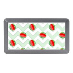 Watermelon Chevron Green Memory Card Reader (mini) by snowwhitegirl