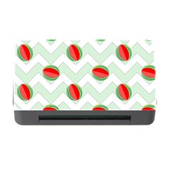 Watermelon Chevron Green Memory Card Reader With Cf by snowwhitegirl