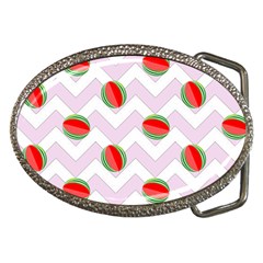 Watermelon Chevron Belt Buckles by snowwhitegirl