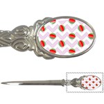 Watermelon Chevron Letter Opener Front