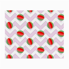 Watermelon Chevron Small Glasses Cloth by snowwhitegirl