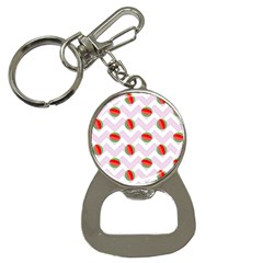 Watermelon Chevron Bottle Opener Key Chains by snowwhitegirl