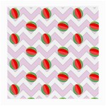 Watermelon Chevron Medium Glasses Cloth Front