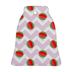 Watermelon Chevron Ornament (bell)