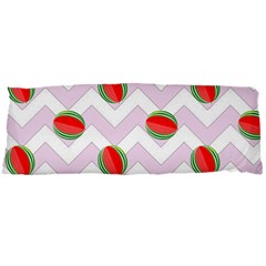 Watermelon Chevron Body Pillow Case Dakimakura (two Sides) by snowwhitegirl