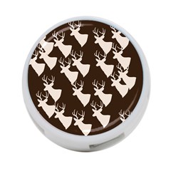 Brown Deer Pattern 4-port Usb Hub (one Side) by snowwhitegirl