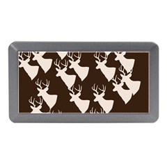 Brown Deer Pattern Memory Card Reader (mini) by snowwhitegirl