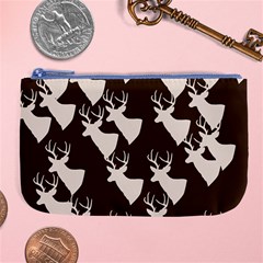 Brown Deer Pattern Large Coin Purse by snowwhitegirl