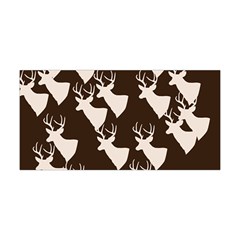 Brown Deer Pattern Yoga Headband by snowwhitegirl